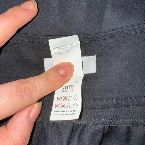 Moschino Cheap and Chic Elegant Black Women's Skirt - Size 10 - Picture 5 of 6